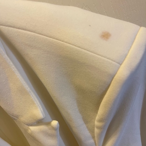 White- Long Sleeve Button Up Dress- Women Small - Picture 6 of 7